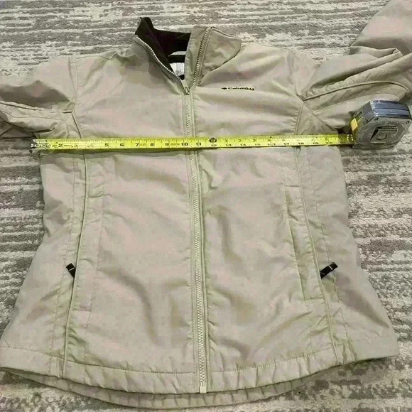 Columbia coat size small fleece lined jacket zipper pockets barn jacket - Picture 8 of 13